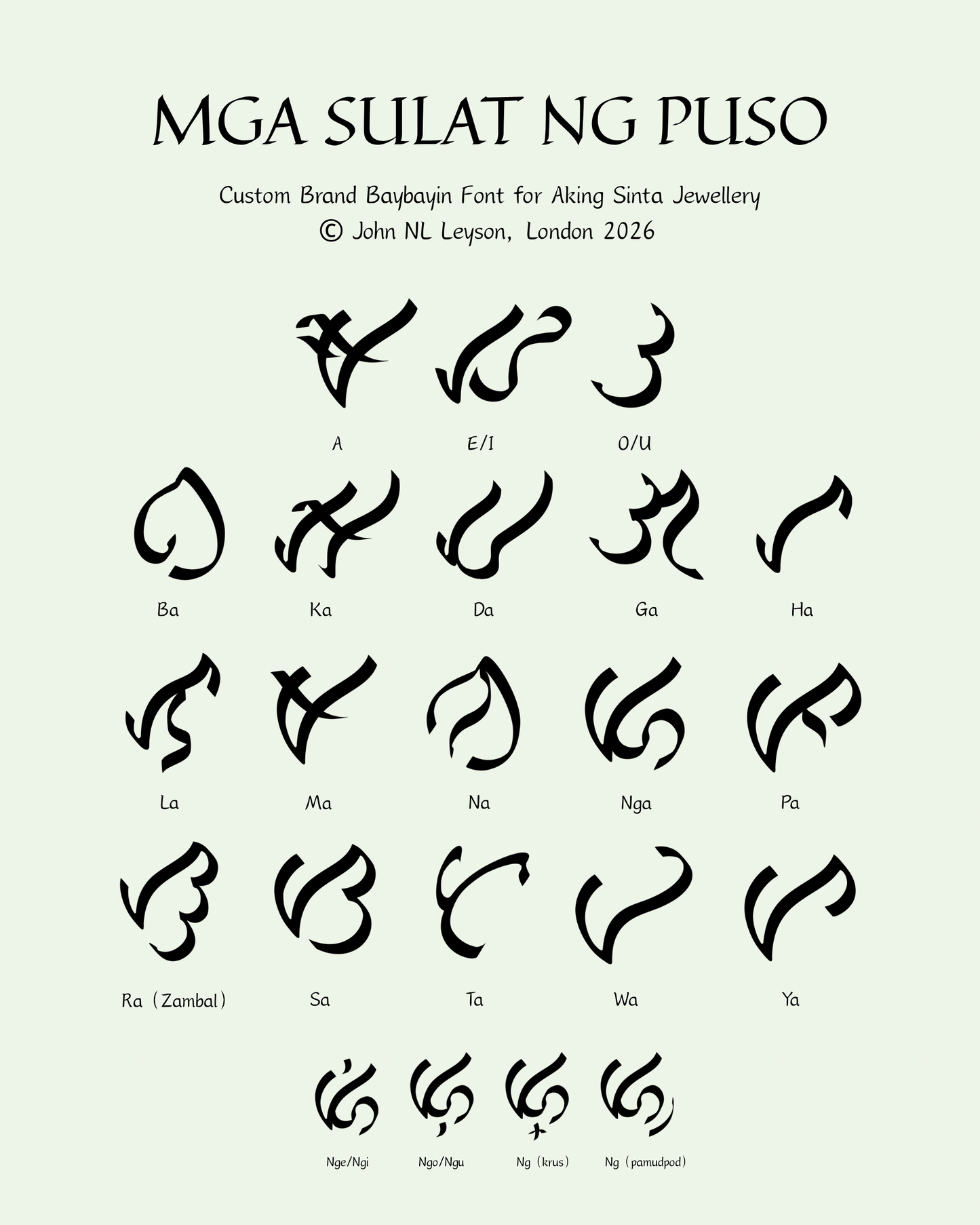 Bespoke Baybayin Engraving on Keyrings