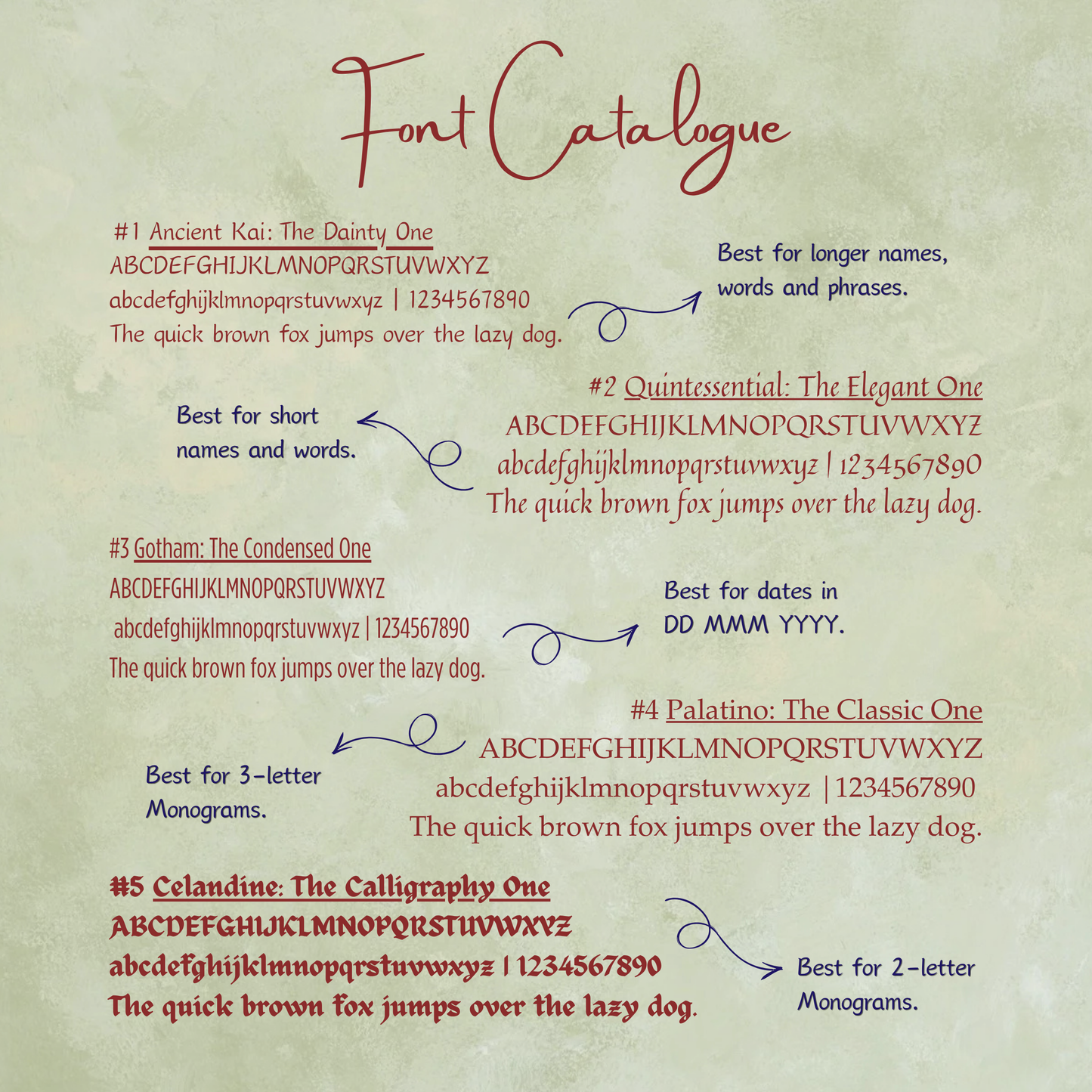 Simple Engraving Add-On: Names, Dates, Initials and Icons