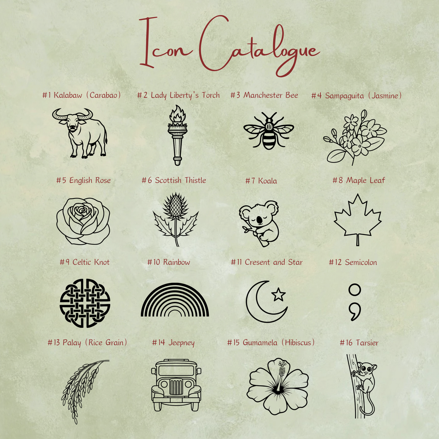 Simple Engraving Add-On: Names, Dates, Initials and Icons