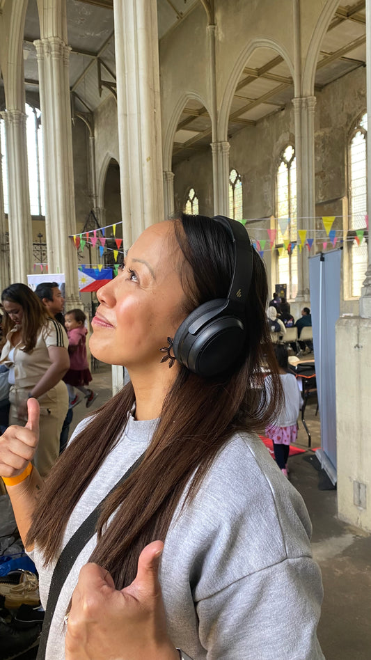 Araw Statement Hoop Earrings