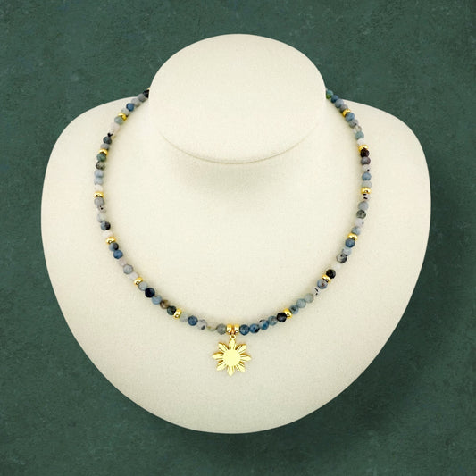 Dirty Aquamarine Necklace