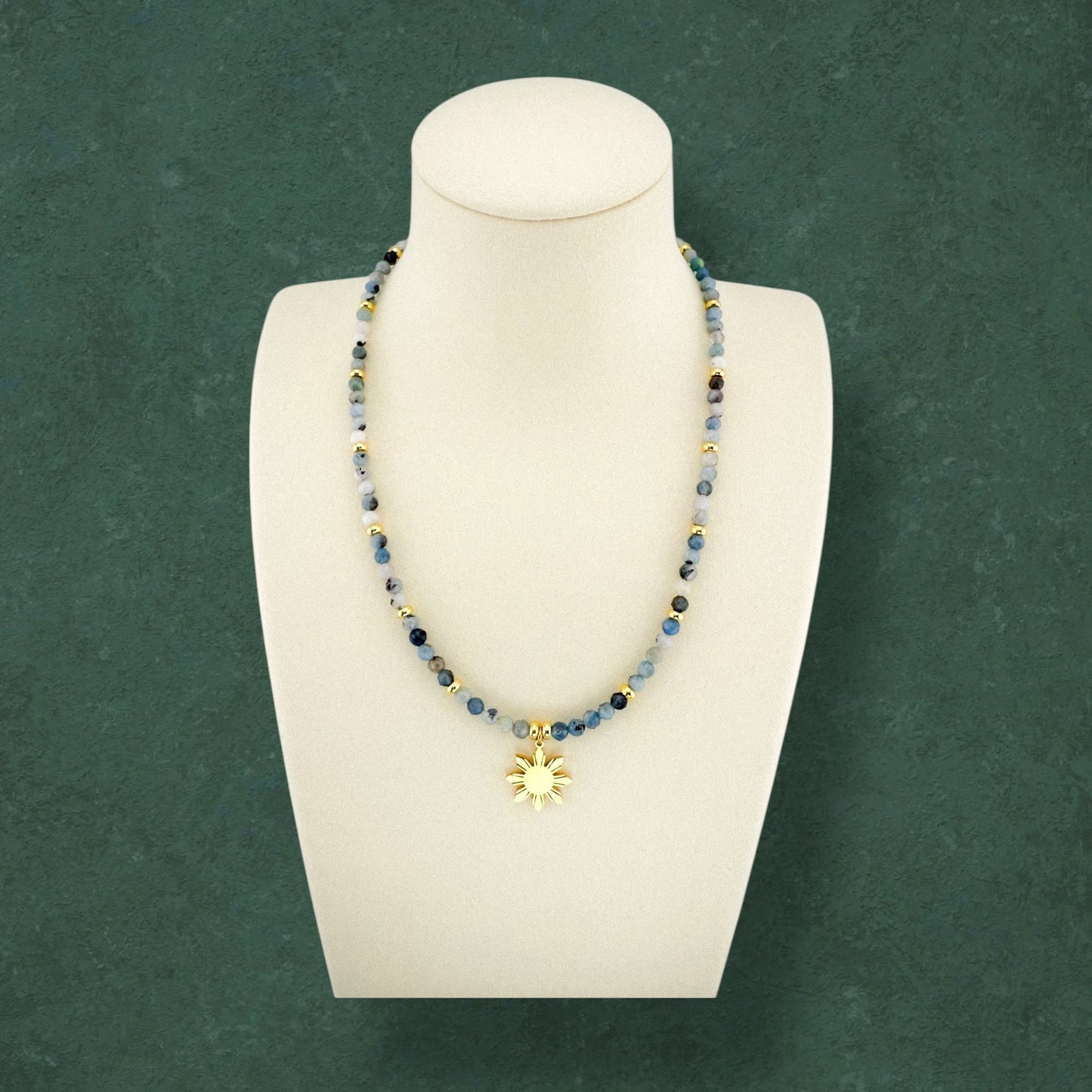 Dirty Aquamarine Necklace