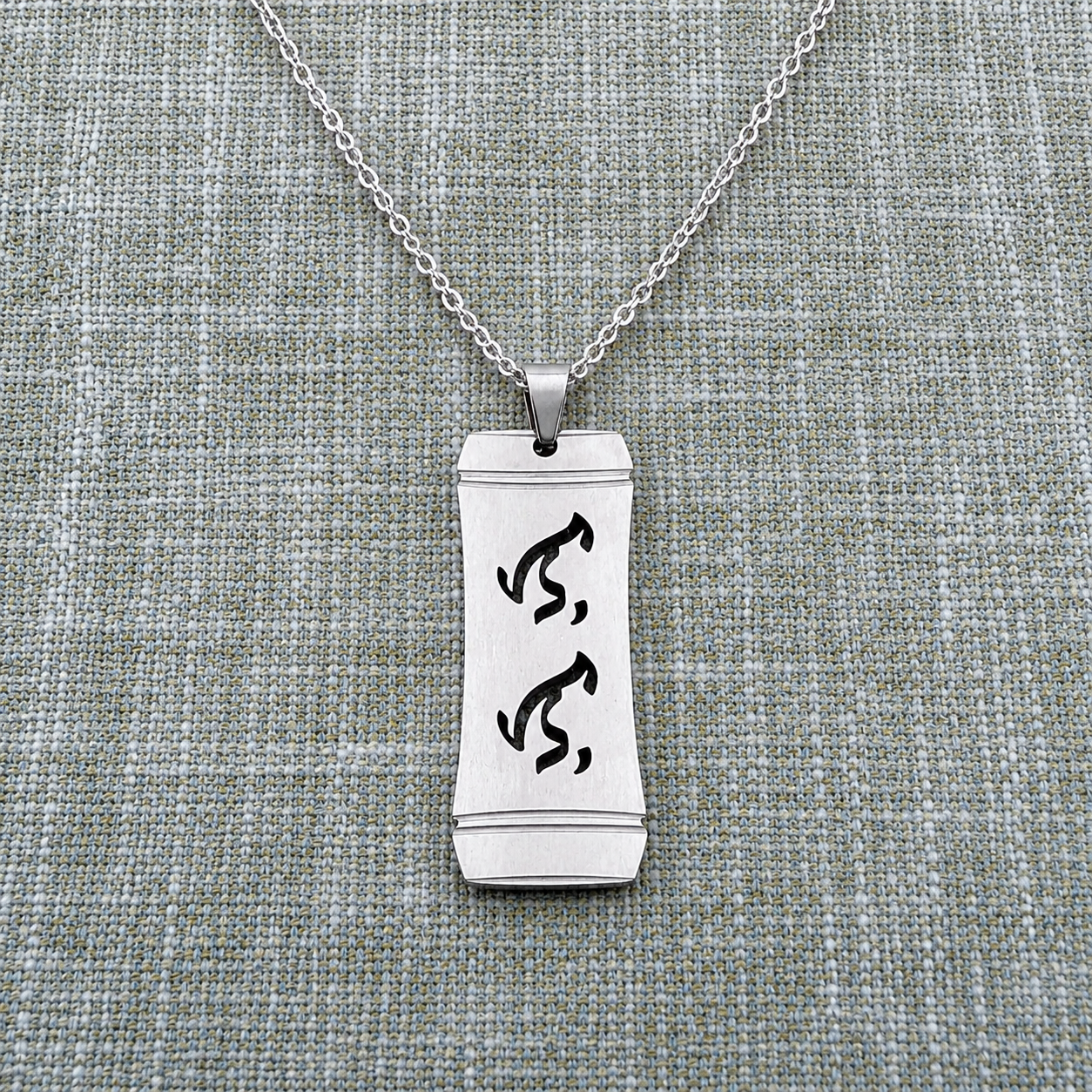 LOLO “Grandfather” Baybayin Bamboo Pendant Necklace