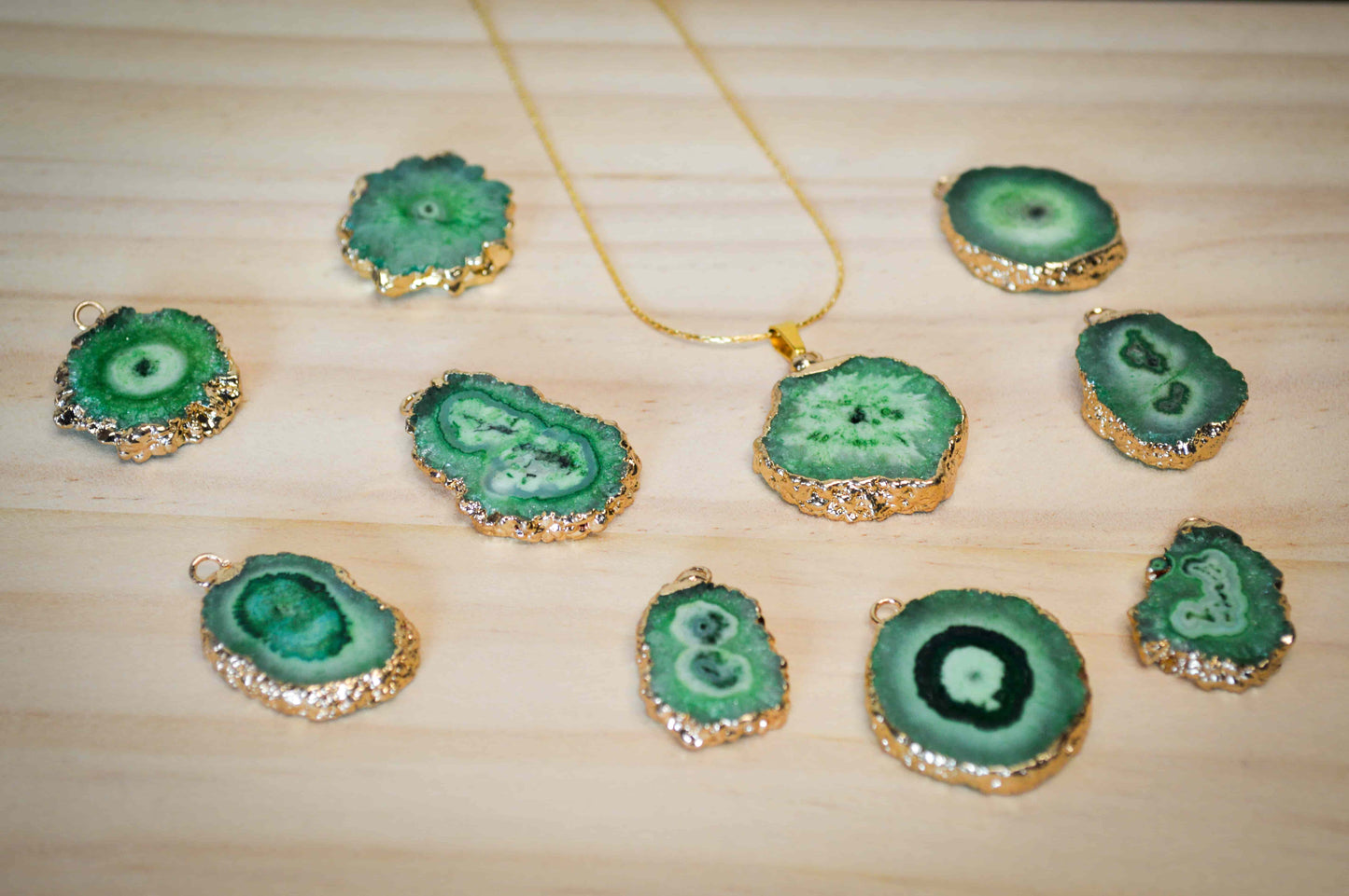 Natural Druzy Agate Necklace