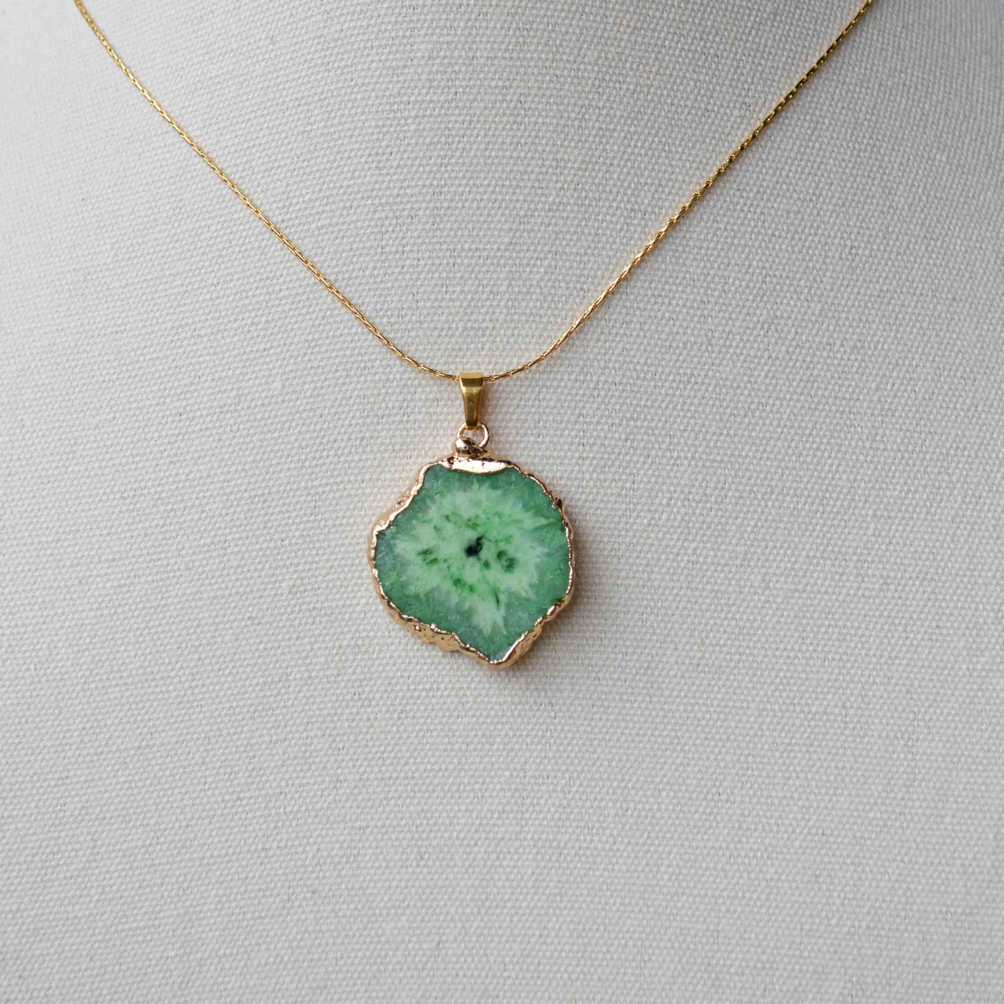 Natural Druzy Agate Necklace